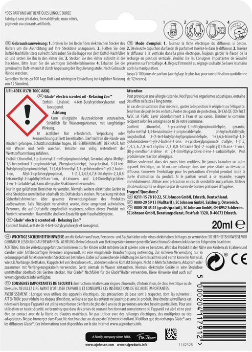 Actual product image Glade Relaxing Zen