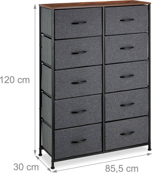 Productafbeelding Relaxdays Ladekast (85,5 x 30 x 120 cm)