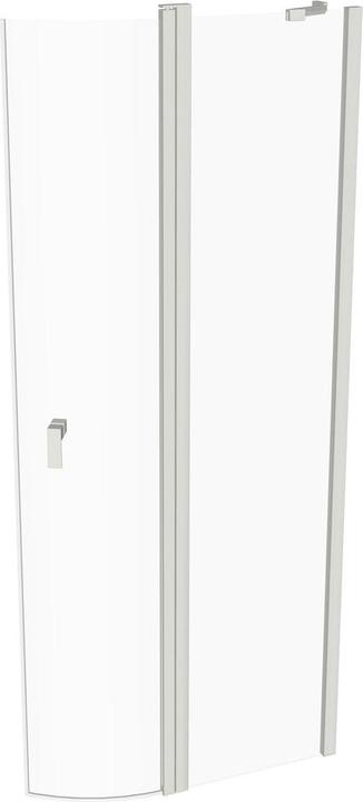 Image du produit Hüppe Design pure Porte battante avec segments fixes Rayon de 2 vantaux : 50cm Largeur : 100cm But (210 cm, 100 cm, 200 cm)