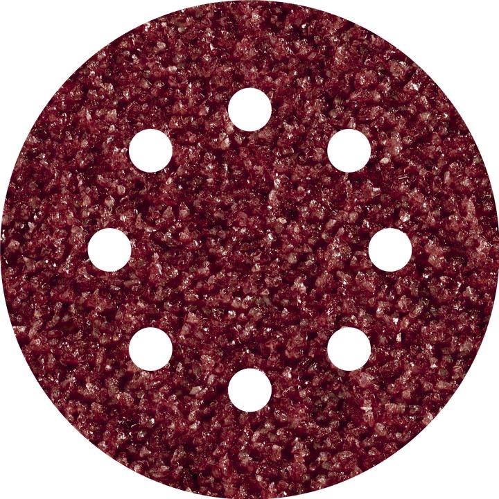 Actual product image wolfcraft wolfcraft 5 adhesive sanding discs exc. corundum K40 ø125 (40)