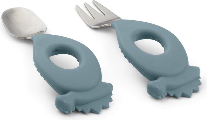 Immagine prodotto Liewood Stanley Baby Set di posate Dino Whale Blu