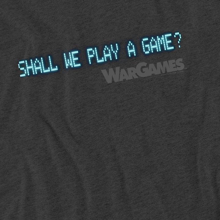 Produktbild WarGames Shall We Play A Game? TShirt meliert (M)
