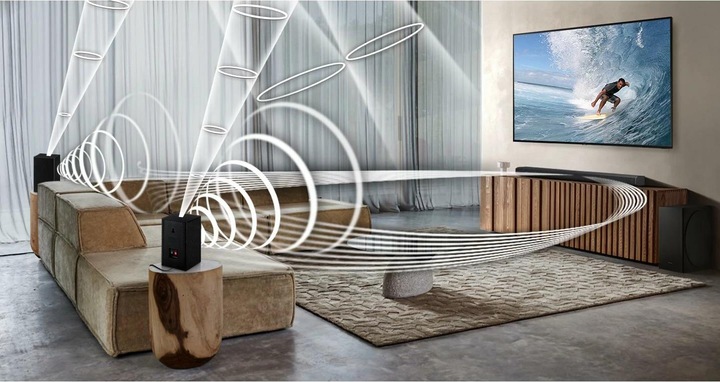 Actual product image Samsung SWA-9500S (1 pair, 140 W)