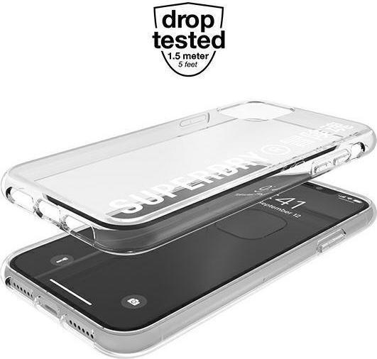 Actual product image Superdry Coque Clear Case transparente avec logo imprimé (Apple iPhone 11)