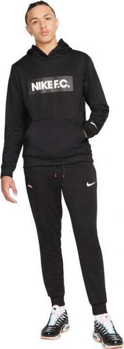 Actual product image Nike F.C. MEN "S FLEECE SOCCER, BLACK/WHITE/WHITE L (L)