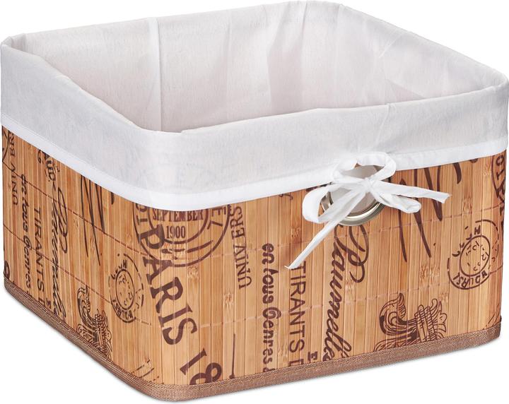 Actual product image Relaxdays storage basket (1 x, 31 x 31 x 20 cm)