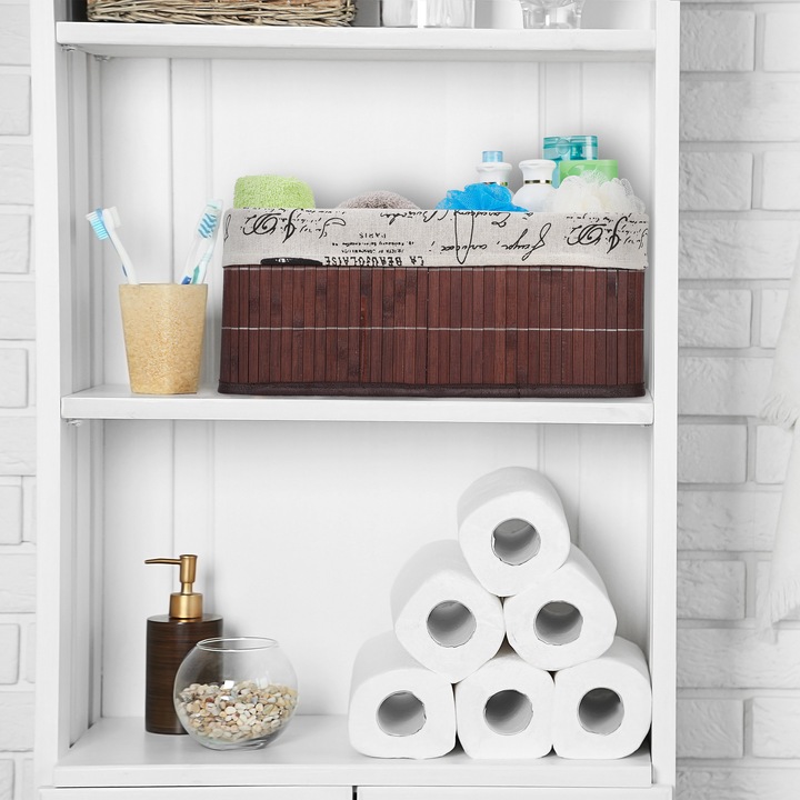 Actual product image Relaxdays Storage Basket (1 x, 38 x 28.5 x 16.5 cm)
