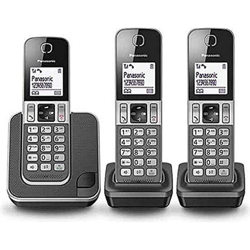 Panasonic KX-TGD313NLG - Trio DECT telefoon - Grijs, Telefon, Grau