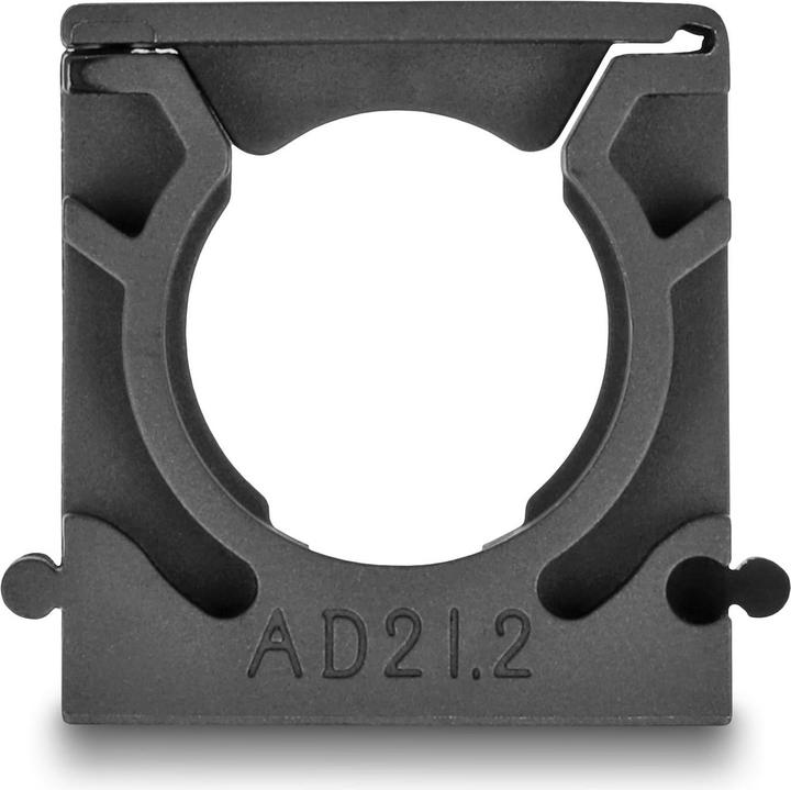 Image du produit Delock Support de gaine de câble 21.2 mm, 4 pièces, noir (Gaines pour câbles, 3.50 cm)