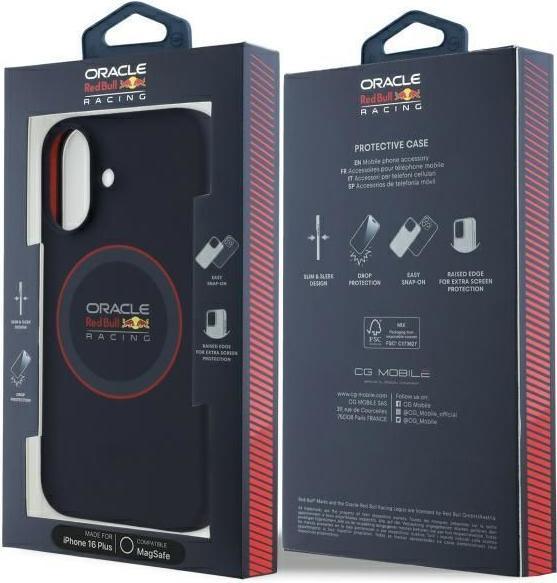 Actual product image Red Bull Racing - Silicone Red Ring MagSafe (RBHMP16M24SIILVR) - iPhone 16 Plus - Navy (Apple iPhone 16 Plus)