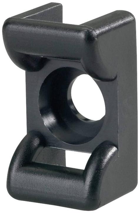 Image du produit HellermannTyton Socle de fixation à visser noir (Boucles de fixation, 18 mm, 100 pcs)