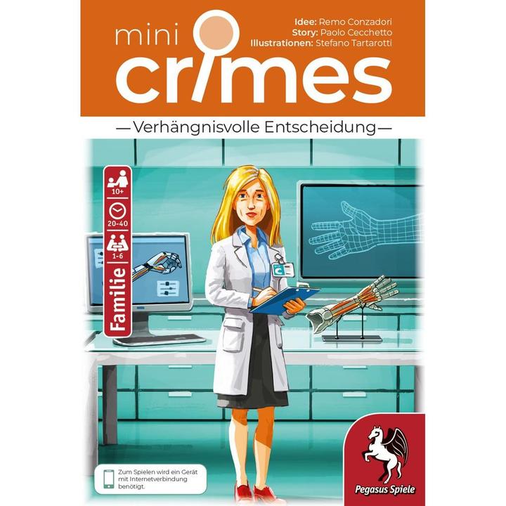 Actual product image Pegasus MiniCrimes 2 - Case 6 (German, 1 - 6 Players)