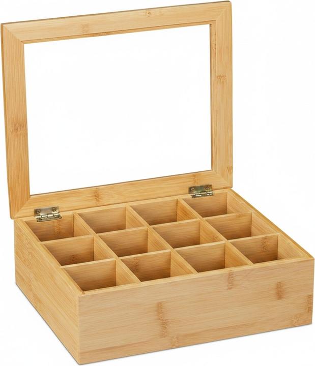 Actual product image Relaxdays Tea box bamboo