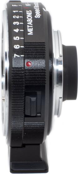 Image du produit Metabones Speed Booster Nikon G sur Blackmagic BMPCC MFT