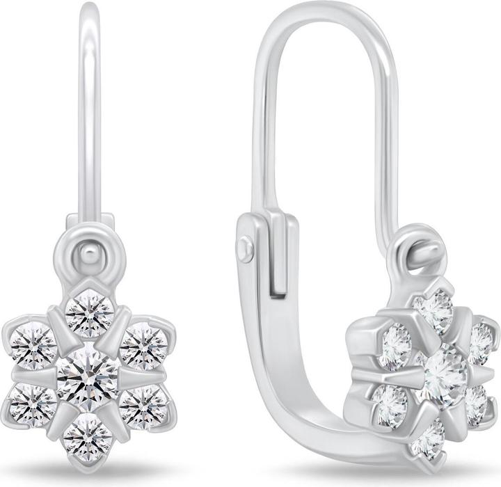 Immagine prodotto Brilio Argento - Orecchini in argento per bambine con fiori EA188W