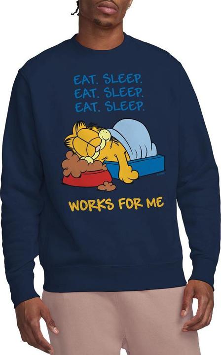 Image du produit Garfield - Sweat WORKS FOR ME - Adulte (L)