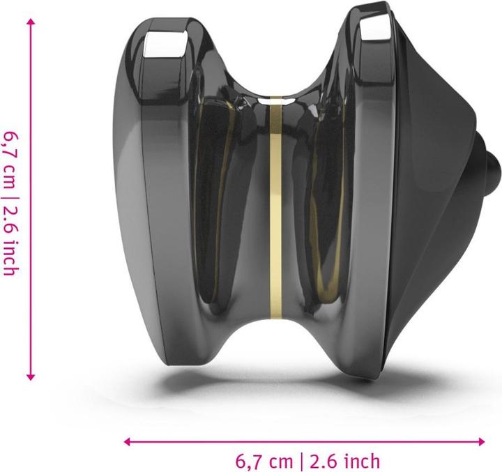 Image du produit Mystim Vibromasseur Hearts Desire eStim Lay-On Noir