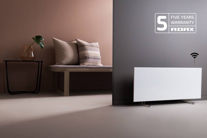 Actual product image Adax Electric radiator, Neo H12 KWT, White (1200 W)