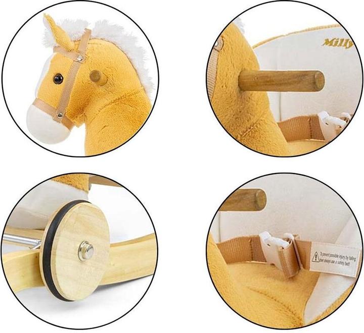 Produktbild Mally Schaukelpferd Polly Hellbraun