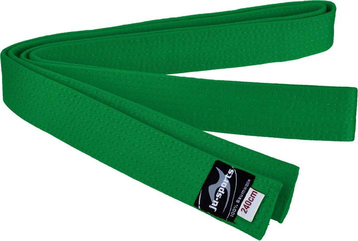 Actual product image Ju-Sports Budo belt green