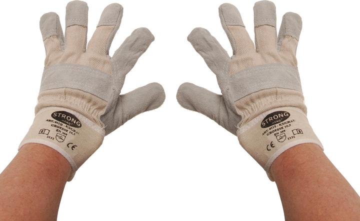 Image du produit BGS Gants de travail cuir, rembourrés taille 10,5 (10.5)