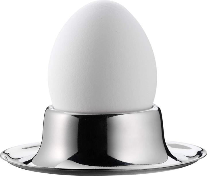 Produktbild WMF Eierbecher mit Ablage Eierhalter 6 Stück stapelbar Edelstahl poliert (6 x)