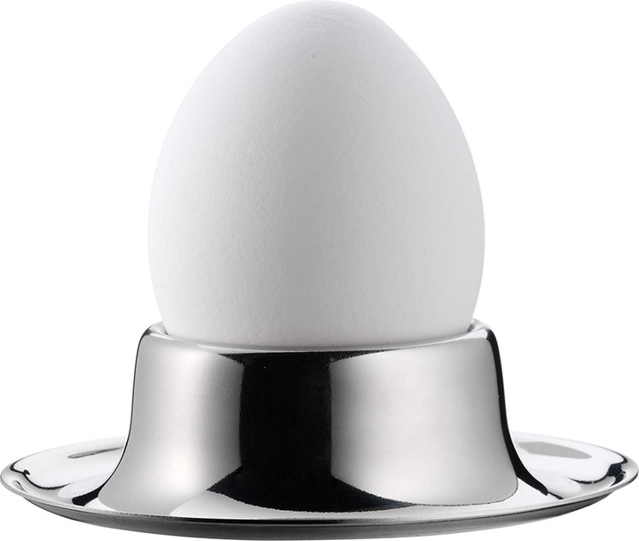 Produktbild WMF Eierbecher mit Ablage Eierhalter 6 Stück stapelbar Edelstahl poliert (6 x)