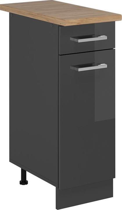 Anthrazit, Anthrazit hochglanz, Eiche