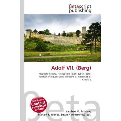 Adolf VII. (Berg), Fachbücher