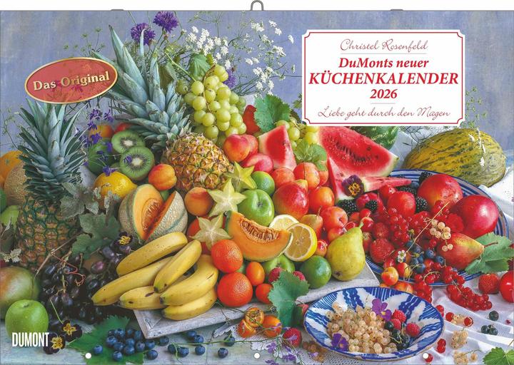 Produktbild DUMONTSneuerKüchenkalender2026-Broschürenkalender-mitRezeptenundGedich (420 x 290 mm, Kein Einband, Deutsch)