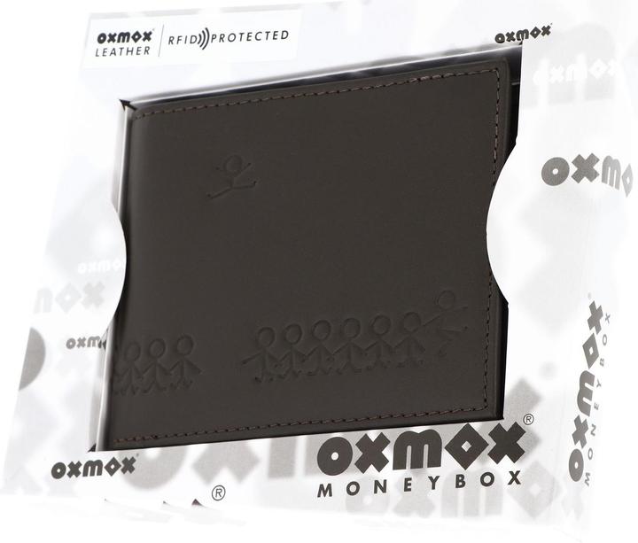 Produktbild Oxmox Leather RFID Protect Querscheinbörse