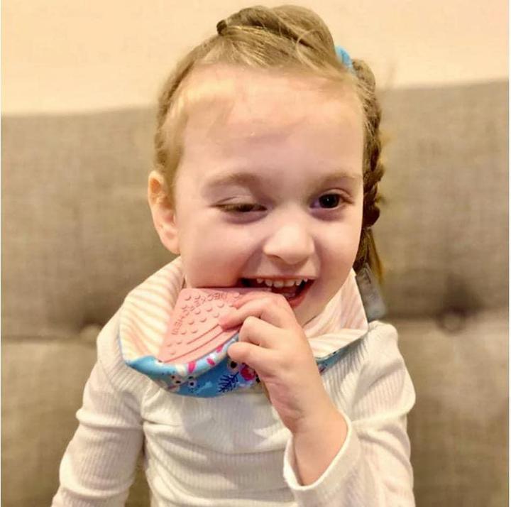 Produktbild Cheeky Chompers Large Neckerchew Botanical Bloom (2 Monate)