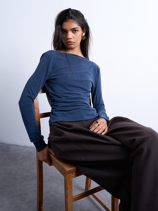 Actual product image Spokey Regular fit Waterfall neckline Narrow sleeves Top blouse (L)