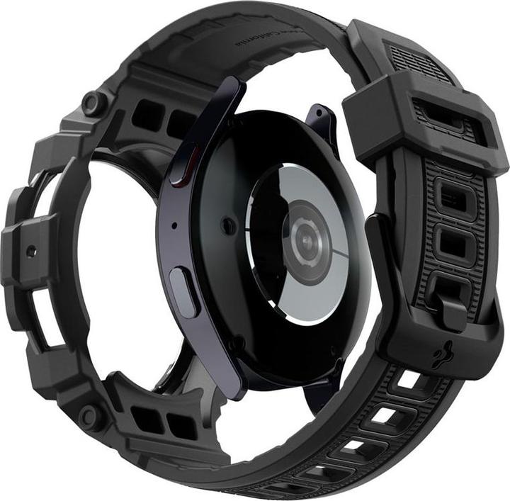 Actual product image Spigen Rugged Armor Pro Galaxy Watch 7 (44mm) Case + Band Matte Black
