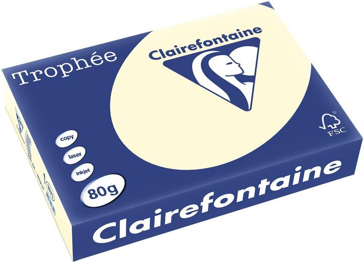 Produktbild Clairefontaine Universalpapier Trophée farbig (A4, 500 Blätter, 80 g/m²)
