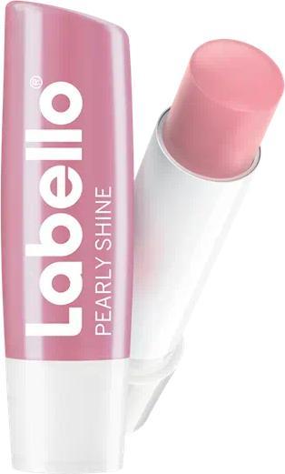 Produktbild Labello Pearly Shine Lip Balm 4.8g Moisturizing Lip Balm with Pearl and Silk Extracts 24 Hour Moisture (Lippenbalsam)