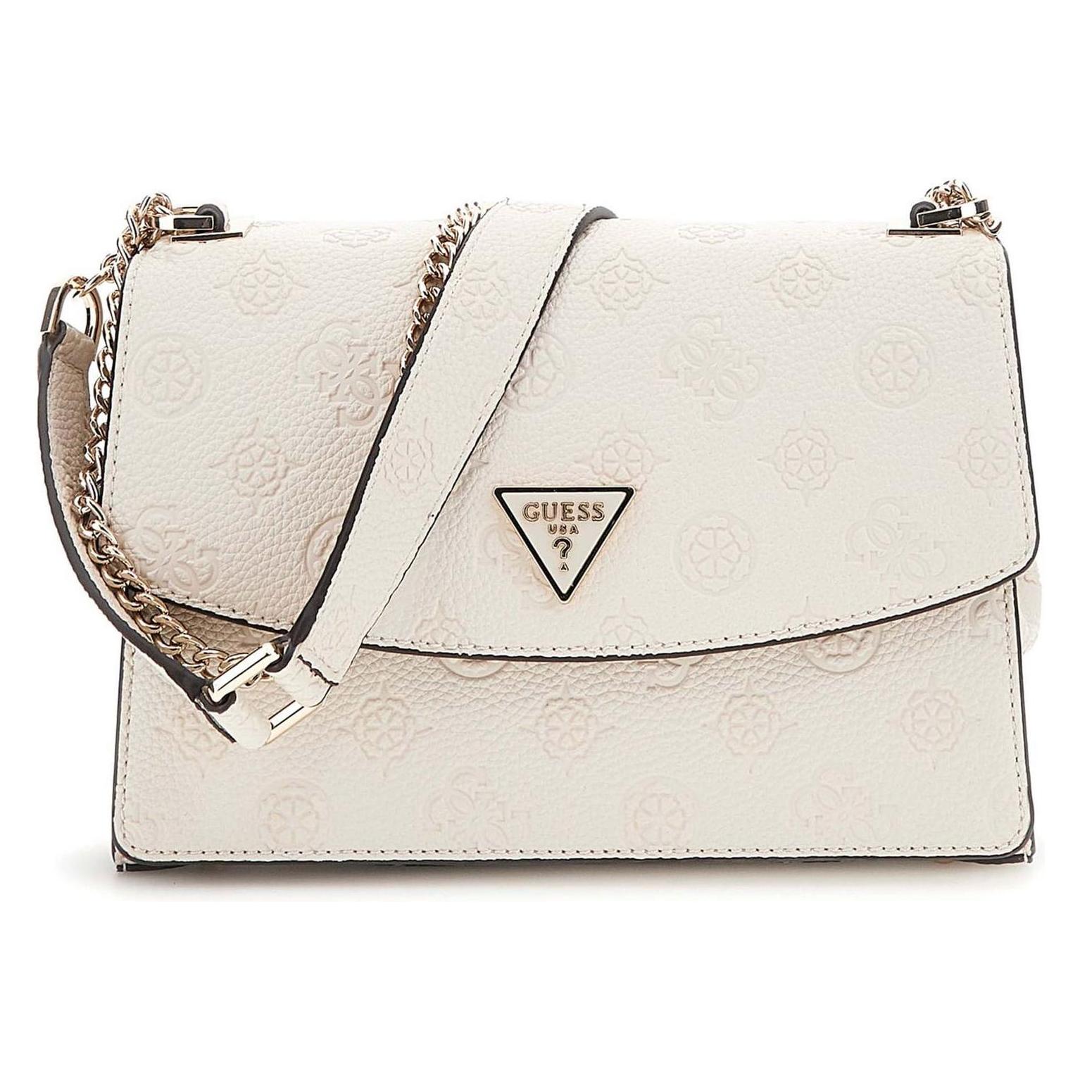 Guess, Damen, Handtasche, Cresidia Ii Convertible Xbody Flap Bag, Beige