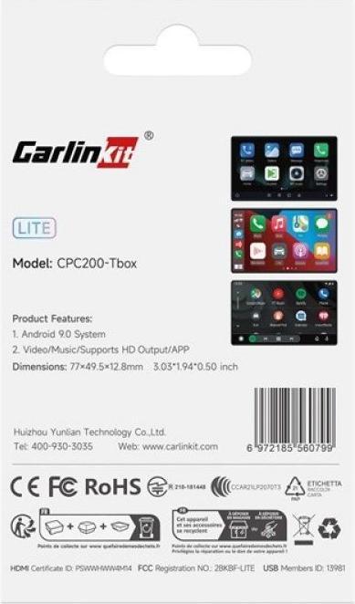 Actual product image Carlinkit TBox Lite S