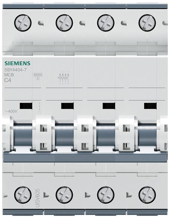 Produktbild Siemens Circuit breaker 400V 10kA 4P 4A