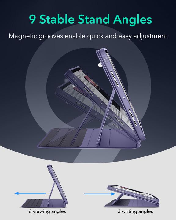 Produktbild ESR - Shift Magnetic - iPad Pro 13 (2024) - Purple (Apple iPad Pro 13 2024, Apple iPad Pro 13 2025)