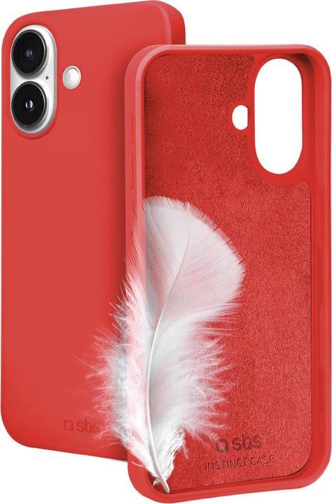 Produktbild SBS Instinct Cover für iPhone 16 red (Apple iPhone 16)