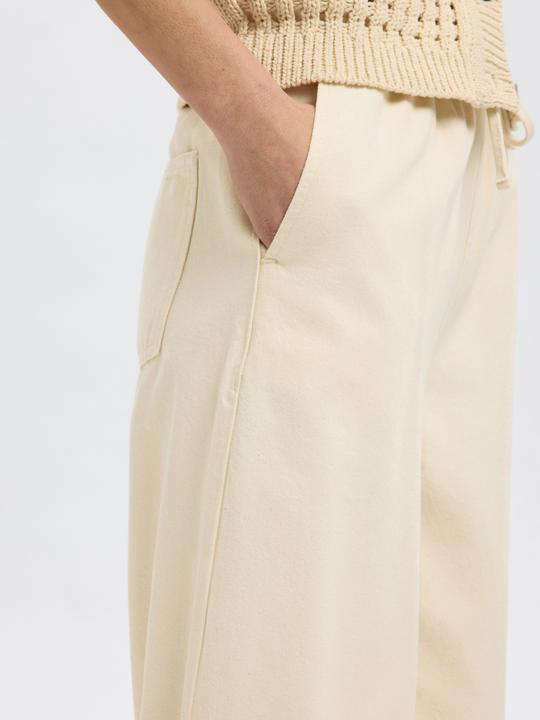 Produktbild Selected Homme Baumwollmix Hose mit weitem Bein (38)