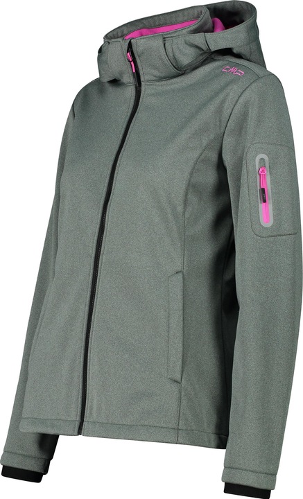 Actual product image CMP Campagnolo Women's Softshell Jacket Zip Hood (46)