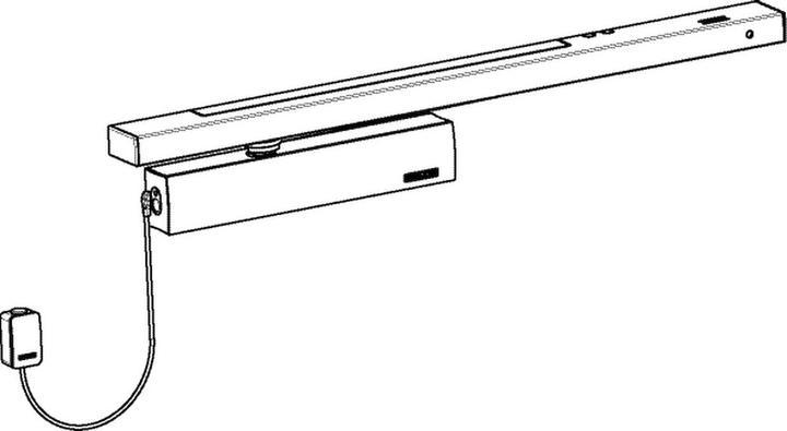 Productafbeelding Geze TS 5000 RFS 3-6 zilverkleurig155481155481 (Houten deur, Toegangsdeur, Tuinpoort, Interieur)