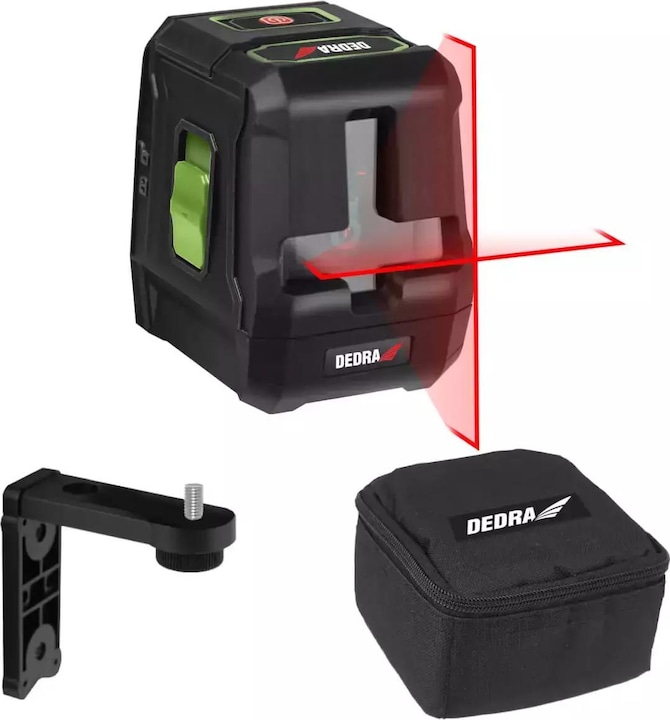 Produktbild Dedra Kreuzlinienlaser MC0901 rot 20 m (20 m, 635 nm)