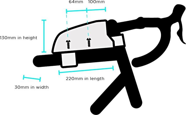 Produktbild Restrap Bolt On Top (0.80 l, Rahmentasche)