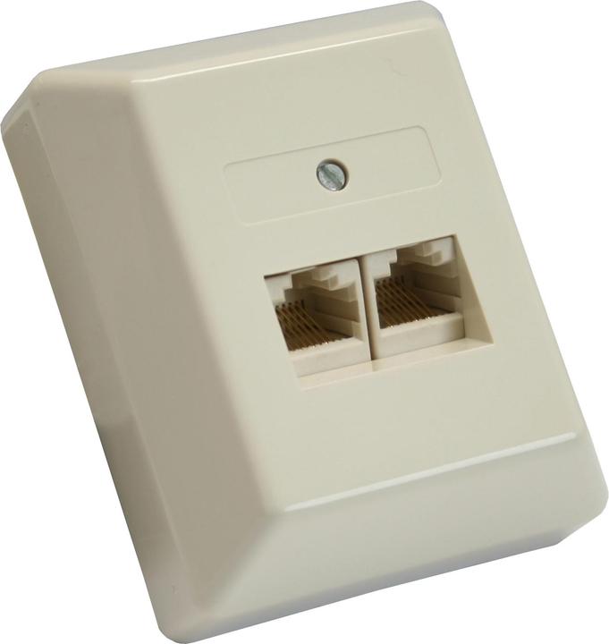 InLine Modularstecker 8P4C RJ45 zum Crimpen auf Flachkabel (ISDN)
