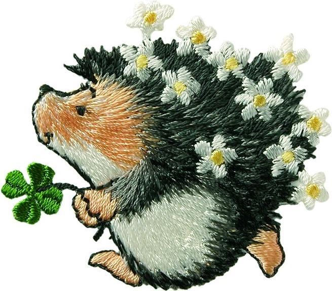 Image du produit Mono Quick M.S. Design© Igel mit Kleeblatt (4.80 x 5 cm)