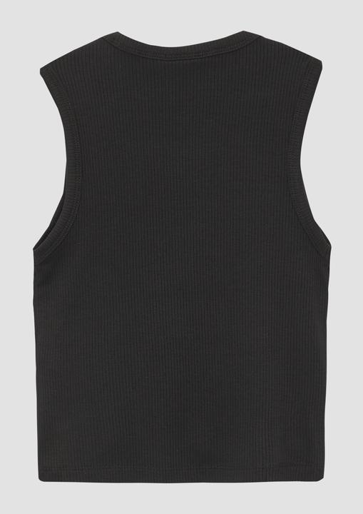 Produktbild S.Oliver T-Shirt Verkürztes Slim-Fit-Top mit Rippstruktur (134, 140)