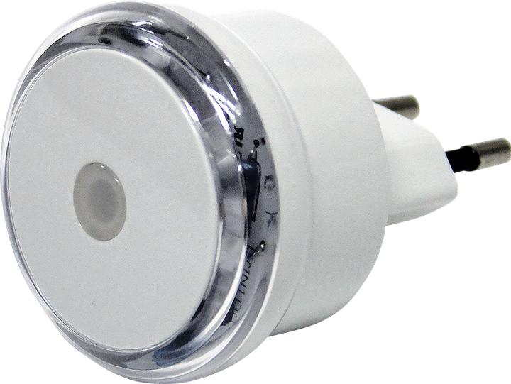 Actual product image Steffen Night light LED white, housing white, twilight sensor